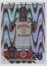 2023 Topps Chrome McDonald's All American RayWave Refractor Jadyn Donovan #76