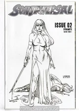 SONJAVERSAL (2020 DYNAMITE) #2 VARIANT 1:20 LINSNER B&W INCV NM X10806