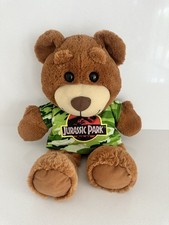 Universal Studios JURASSIC PARK Teddy BEAR Plush Green Shirt