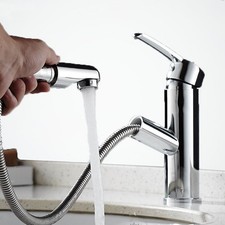 Rubinetto lavabo portatile estraibile doccia lavello cucina testina spruzzatore