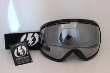 NIB Electric Goggle EG2 GLOSS BLK / BRONZE SILVER CHROME + BONUS YELLOW CHR LENS