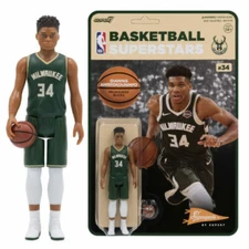 Giannis Antetokounmpo Milwaukee Bucks Super 7 Reaction Figure #34 Rare
