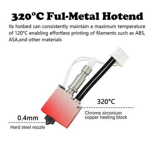 Zestaw Hotend do drukarki 3D Anycubic Kobra S1 / S1 Combo dysza hot end part część SDE - Zdjęcie 23 z 42