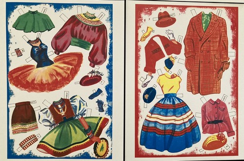 TV Tap Stars Papierpuppe Reproduktion von Lowe 1952 Buch, ungeschnitten, Vintage - Bild 4 von 5