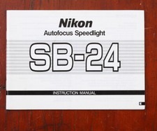 NIKON SPEEDLIGHT SB-24 INSTRUCTION BOOK/213630