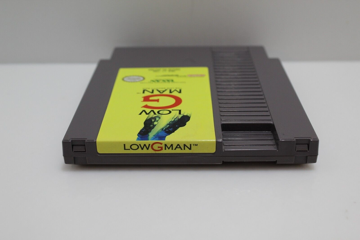 Low G Man NES - Jeu rétro avec manuel, action-plateforme classique de