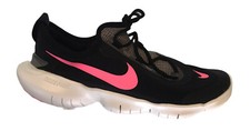 Nike Free RN 5.0 2020 Running Shoe Kids Black Pink kids 6.5Y - Women 8 New