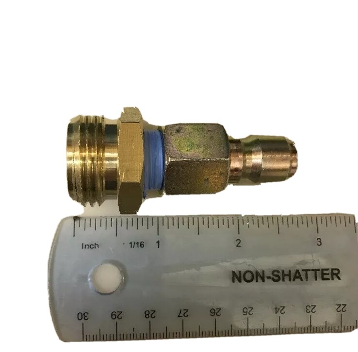 Male Garden Hose Fitting 3/4 MGH To 3/8 Pressure Washer Plug Adapter eBay
