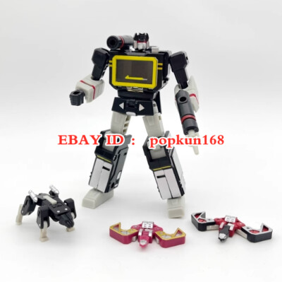 New Robot Soundwave Black PocketToys PT-04B Walkman 3 Tape DX9 Action Figure Toy