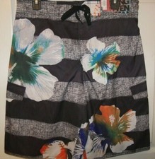Hang Ten Hawaiian Style Board Beach Swim Trunks Shorts Mens Size XXL 2XL NWT