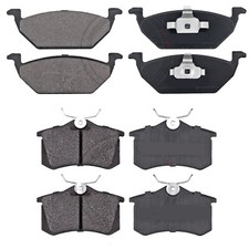 Set Beläge Schuhe Bremsbeläge Vorne und Hinten für Seat Ibiza V (KJ1)