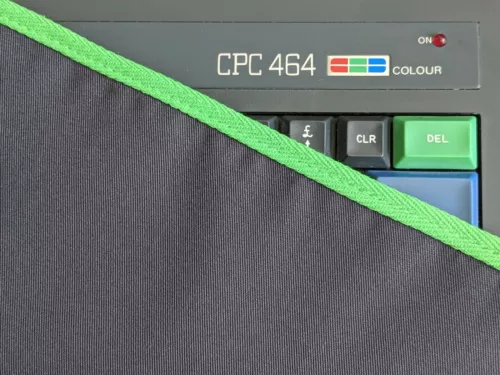AMSTRAD CPC 464 - Dust Cover- graphite grey cotton canvas 