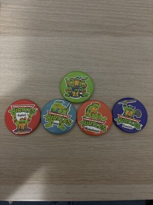 1990 Mirage Studio Collectable Teenage Mutant Ninja Turtles Pins