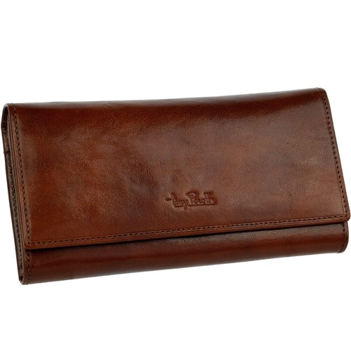 Tony Perotti - 4 Zipper Compartments - Women's Wallet Purse - Picture 9 of 12