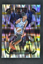2024 Panini Select WNBA #100 Diamond DeShields Silver Flash Prizms