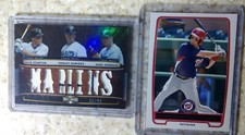 2011 Topps Triple Threads Stanton/Ramirez/Johnson /27 & Bryce Harper Bowman RC