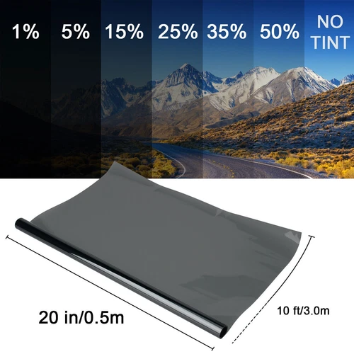 20"x10FT Uncut Window Tint Film 35% VLT Car Office Glass Privacy Security Roll - Bild 4 von 15