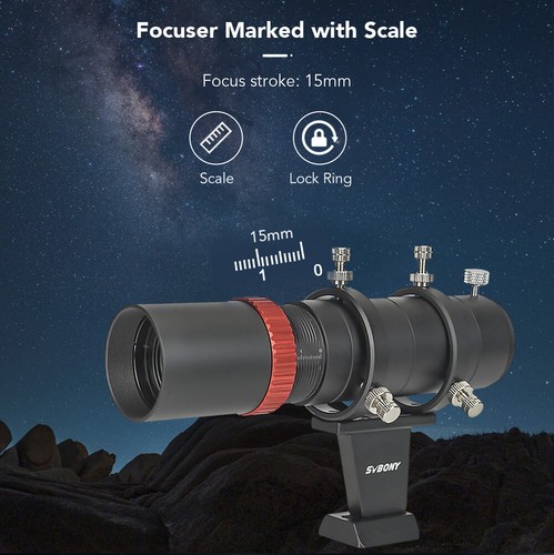 SVBONY SV165 Mini 40mm f/4 Guide Scope Finder 1.25" &T2 for deep-sky photography - Picture 10 of 20