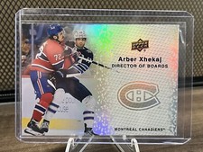 Arber Xhekaj 2023-24 Upper Deck Series 2 Hockey Director Of Boards #DB-10