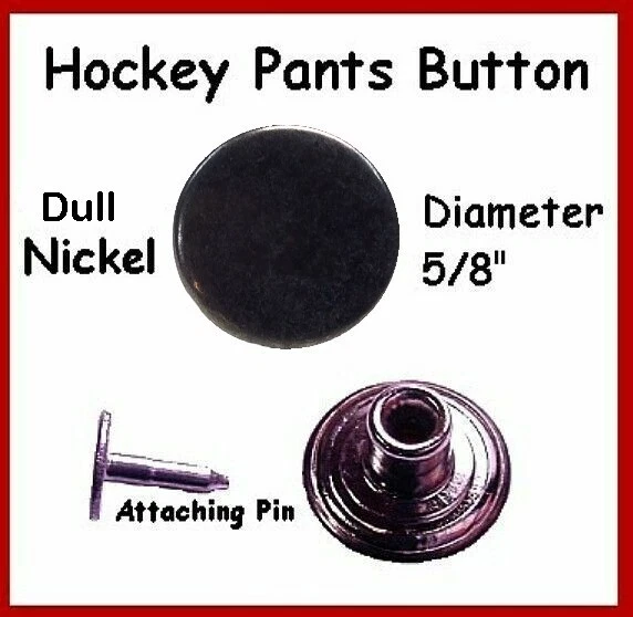 Hockey Pants Buttons 2 Antique Brass Finish ~ Spender Buttons, Pants Buttons - Изображение 4 из 4