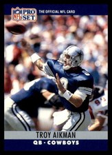 1990 Pro Set FACT Cincinnati #78 Troy Aikman