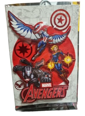 3 D  Pop-Up Marvel Avengers Trucks  Karte  Umschlag Klappkarte  Neu
