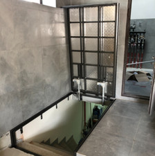 Electric floor hatch door with aluminum cover Custom trapdoor to cellar basement