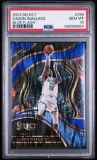 2023 SELECT CASON WALLACE #298 BLUE FLASH RC #/99 Okc. Thunder PSA 10 🔥POP 6