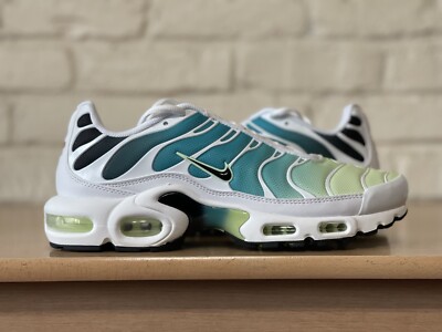 Nike Air Max Plus White Black Dusty Cactus Women 10.5 / Men 9