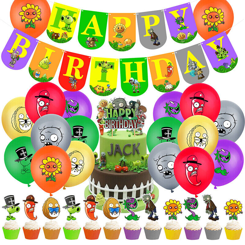 Download Plants Vs Zombies Birthday Party Invitations