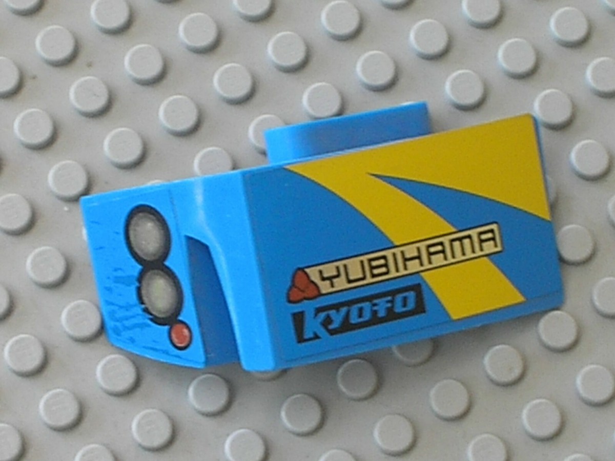 LEGO Blue Technic Panel Car Left Sticker YUBIHAMA Kyoto Ref