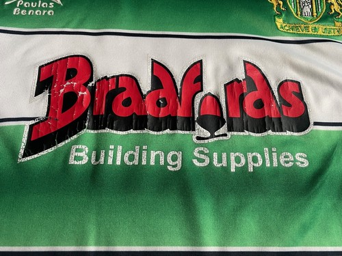 YEOVIL TOWN FC ’Paulas Benara' Home Shirt 2005-2007 (Small S) Adult VINTAGE Rare - Picture 4 of 12