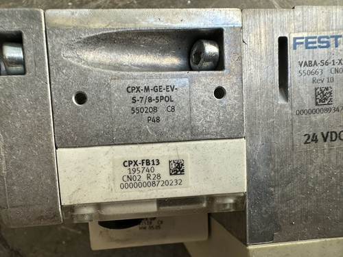 Festo CPX 195740 CPX 550208 CPX 541519 Ventilinsel - Bild 4 von 6