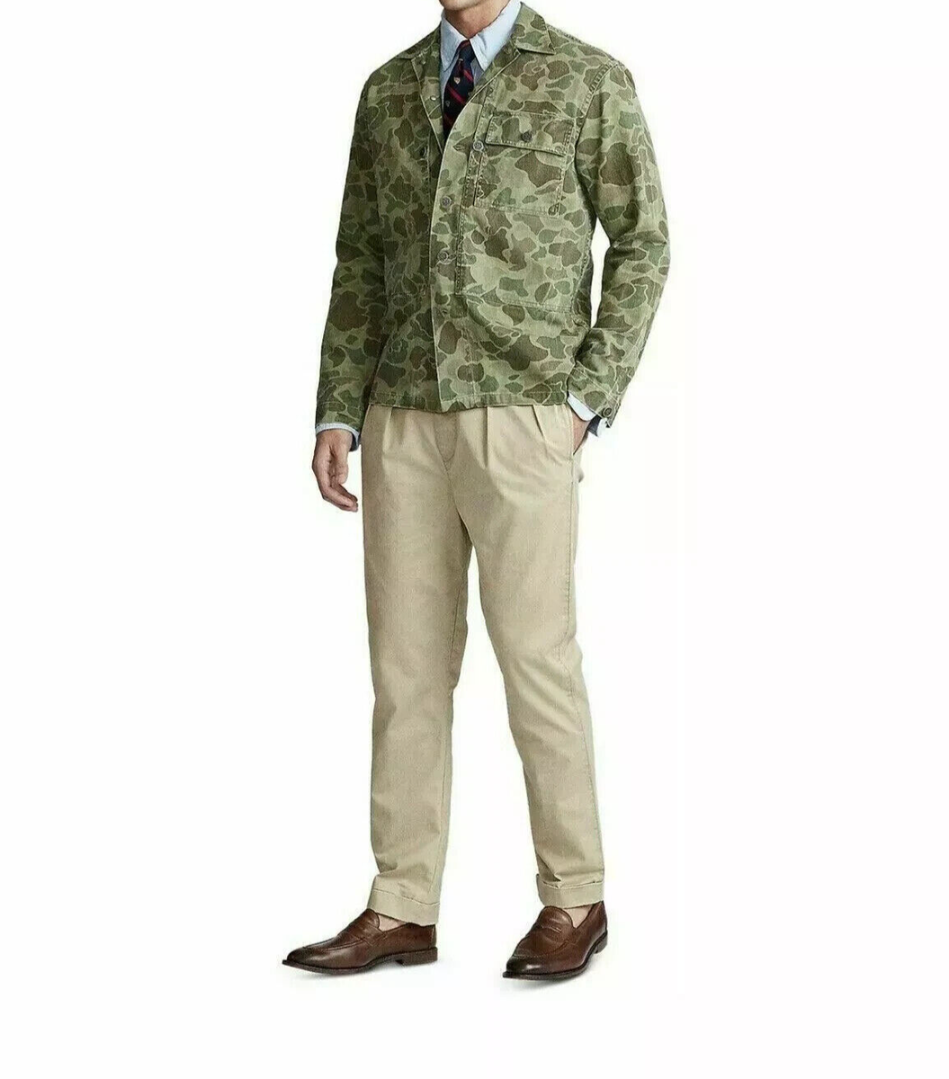 Polo Ralph Lauren Military Army Herringbone P41 USMC Camo Canvas