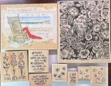 Stampin Up, Stampendous, &amp; other Vendor Rubber and Foam Stamps - You Choose