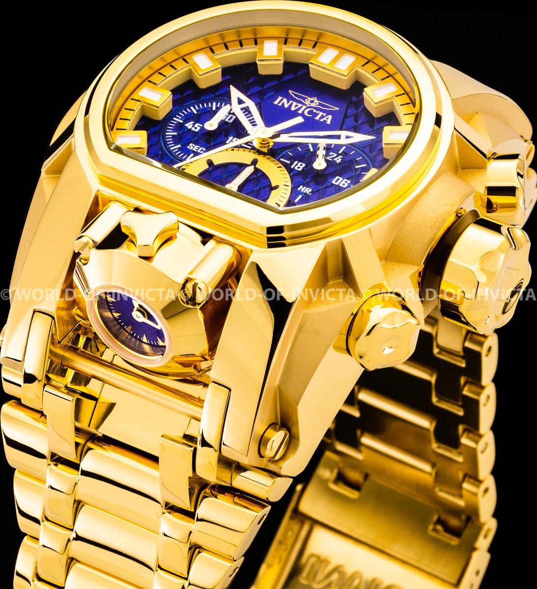 NEW Invicta Men&#039;s 52mm BOLT ZEUS MAGNUM Chronograph 18 G.P MOVEMENT Watch 886678372560 | eBay