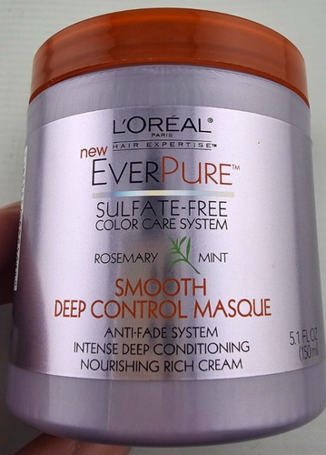 Loreal Everpure Color Care Deep Control Masque Rosemary Mint Conditioner 5.1 oz - Picture 3 of 3