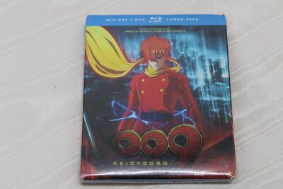 NEW! 009 Re: Cyborg Anime Movie w/Slipcover (Blu-ray/DVD, 2015, Widescreen)