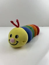 Plush Caterpillar Rattle Stuffed Animal Baby Soft Sensory Toy Crinkles Nursery