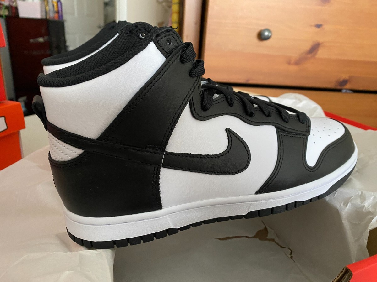 New Nike Dunk Hi Retro Panda Black White DS Size 8.5M DD1399 New Nike Dunk Hi Retro Panda Black White DS Size 8.5M DD1399