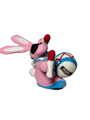 Energizer Bunny Vintage rosa Sitzsack Plüsch 7" 1997 Trommel Sonnenbrille Flip