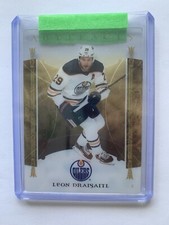 Leon Draisaitl 2022-23 UD Artifacts Plexi Clear Cut #132 Edmonton Oilers