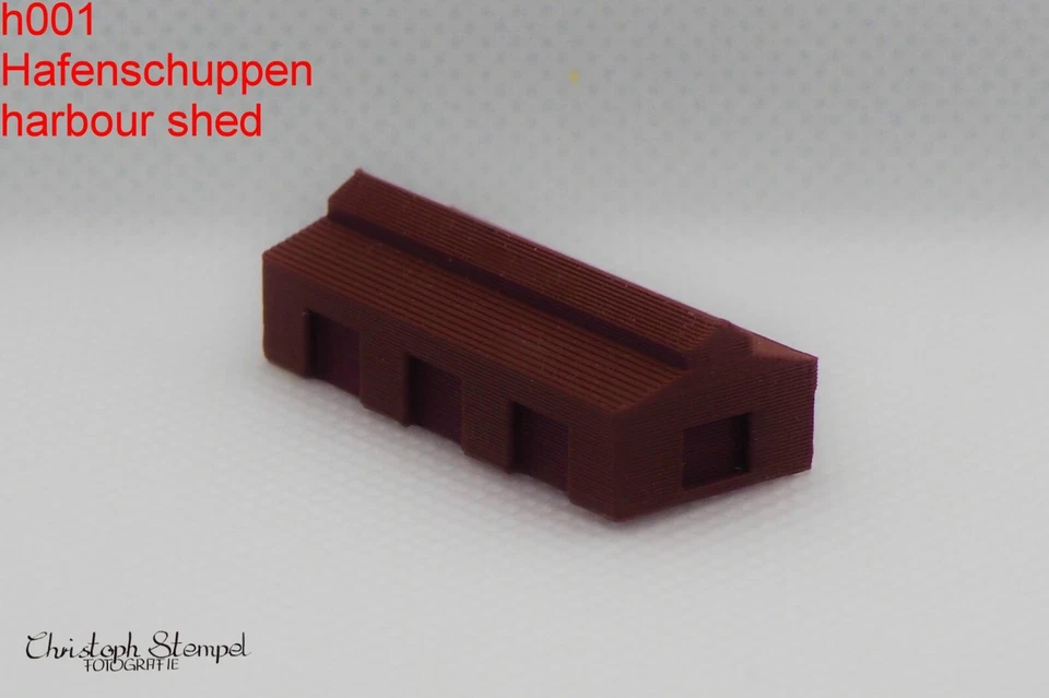 Hafengebäude 1:1250 building Hafenschuppen h001