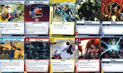 Fantasy Flight Marvel Champions Kartenspiel 10 Karten Set LCG Support Event Upgrade