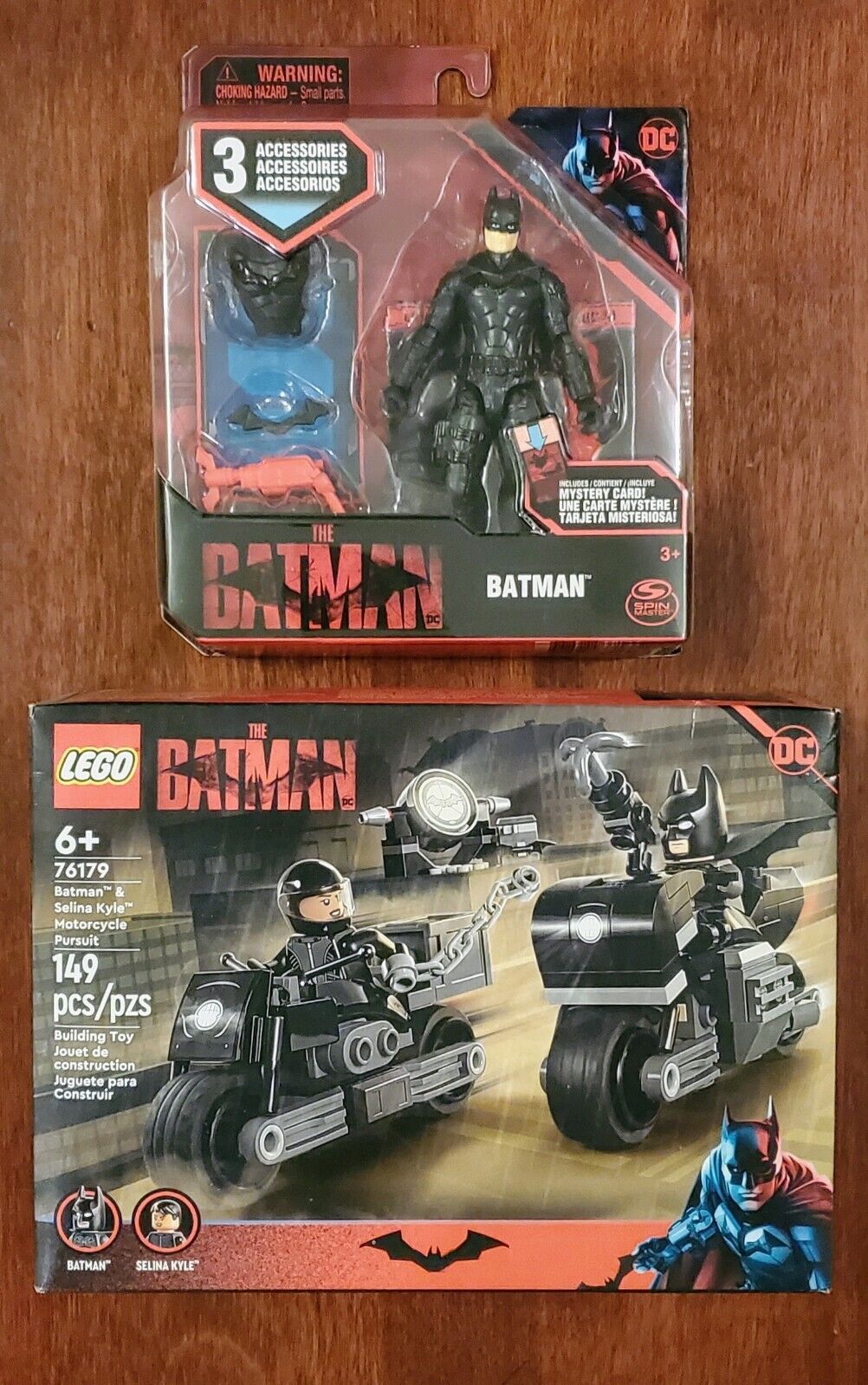 LEGO DC Batman: Batman & Selina Kyle Motorcycle Pursuit 76179 Building Kit;  Cool Super-Hero Toy for Kids Aged 6+ (149 Pieces)