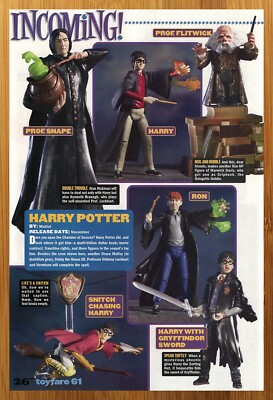 2002 Mattel Harry Potter Action Figures Print Ad/Poster Authentic Toy Promo Art