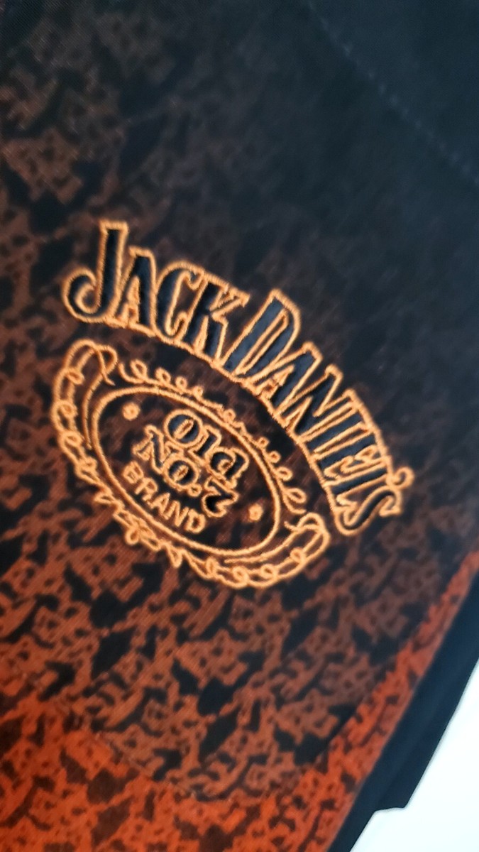 Jack Daniels official モノグラムポロシャツ Jack Daniel's Polo Shirt By Dragonfly NWT MENS L JACK