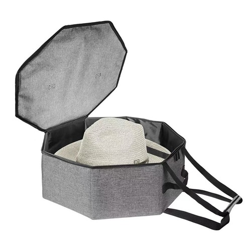 Large Size Hat Box Organizer Foldable For Women Men Storage Travel Hat Case - Picture 13 of 14