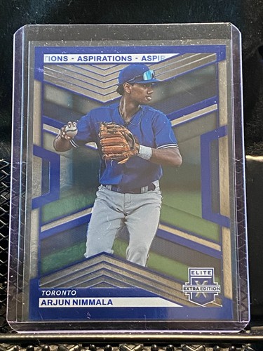 Arjun Nimmala 2023 Elite Extra Aspirations Blue #313/349 Blue Jays #53 - Bild 1 von 2