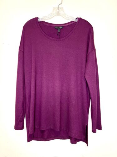 Banana Republic Women’s Long Sleeve Round Neck Soft Stretchy Pullover Top Small
